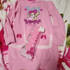 アースマジック トレーナーワンピース 140 ハイソックス 19～21 セット