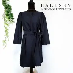 BALLSEY トゥモローランド ワンピース ネイビー M ベルト付 高級