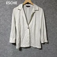 ESCHE ホワイト ジャケット 薄手のサムネイル