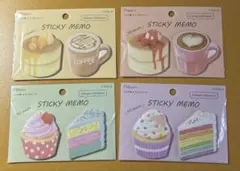メモ付箋 カラフルケーキ/カフェ＆スイーツ