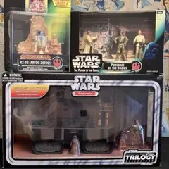 3点セットスターウォーズ サンドクローラー R2-D2 C-3PO ハズブロのサムネイル