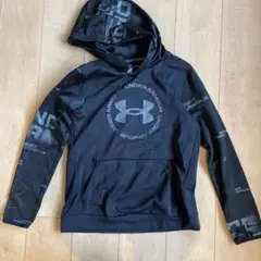 Under Armour ブラック フード付きパーカー YXL