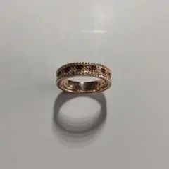 ピンクゴールド ルビー ダイヤ エタニティリングのサムネイル