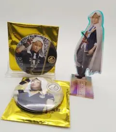 02 刀剣乱舞 加藤大悟 山姥切国広 缶バッジ&アクリルスタンド 3点セット