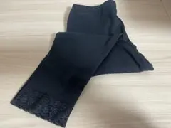 ブラックレース付　7分丈レギンス