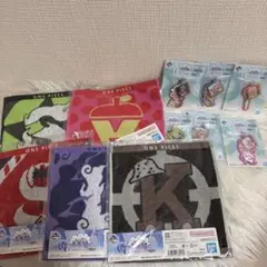 ONE PIECE 思い描く未来　1番くじタオル5枚 キーホルダー6個セット