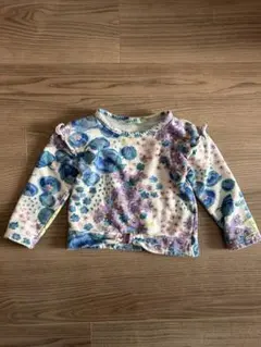 hakka kids ハッカキッズ花柄トレーナー 100 110