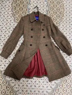 Burberry Blue Label チェック コート 38