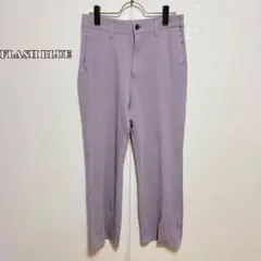 ●FLASH BLUE スリット　スラックス　L 大きいサイズ