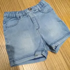 デニムショートパンツライトブルー