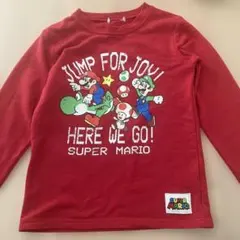 スーパーマリオ 長袖カットソー 小さめ130サイズ