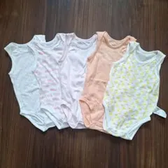 UNIQLO BABY メッシュロンパース肌着 5枚セット 80サイズ