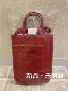 ミッフィー ショルダー付きミニトートバッグ レッド