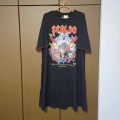 ScoLar ScoLar25周年 ネコロックツアーT風ワンピースのサムネイル