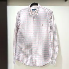 RALPH LAUREN スリムフィット 長袖チェックシャツ M 匿名配送