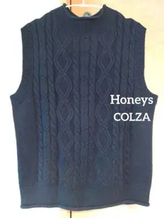 Honeys ハニーズ COLZA ハイネック ニット ベスト