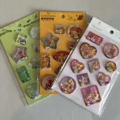 【匿名配送】ディズニー ウォーターシール 3点セット