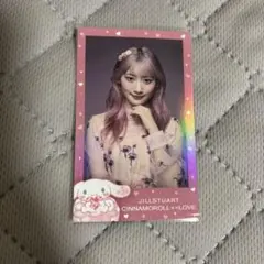 イコラブ　シナモン　ジルスチュアート　チェキ風カード　齋藤樹愛羅