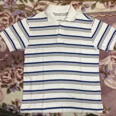 【ユニクロ】DRY POLO SHIRT Mサイズ ストライプ