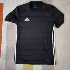 adidas サッカーシャツ ブラック