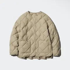 ユニクロ　パフテックリラックスジャケット　32ベージュ　3XL■美品■