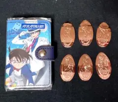 名探偵コナン×ユニバ限定 メダリオン全6種セット&専用メダリオンケース
