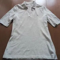TOMMY HILFIGER グレー ポロシャツ 半袖