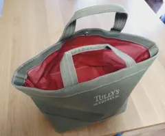 TULLY'S COFFEE トートバッグ カーキのサムネイル