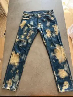 GUCCI 17SS ブリーチペイントデニム　ジーンズ 32のサムネイル