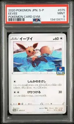 【PSA9】イーブイ　075/s-p ジムプロモ