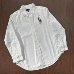 ✨美品Ralph Lauren★ボタンダウンシャツ ポニー刺繍【120cm】