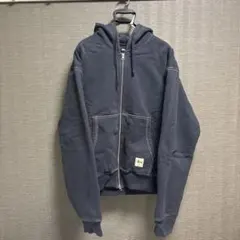 STUSSY 23aw DOUBLE FACE LABEL ZIP HOODIE