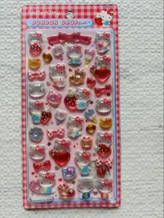 【正規品】ハローキティ ボンボンドロップシール