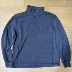 GU ハーフジップ ワッフルカットソーのサムネイル