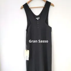 【美品】Gran Sasso ダークグレー サロペット