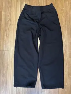 UNIQLO C ワイドスウェットパンツ ブラック M