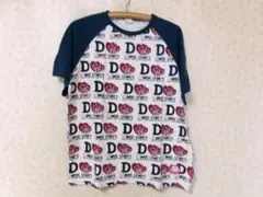 102775　ドラッグストアーズ　Tシャツ　白Ｘ紺Ｘ赤　サイズF