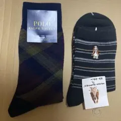 【新品】POLO ポロ ラルフ ローレン•ハッシュパピー　靴下セット