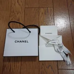 シャネル CHANEL ショッパー メッセージカード リボン付き