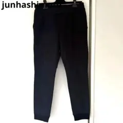 ☆美品☆ ジュンハシモト/パンツ/ストレッチ/ゴルフ/L/メンズ/ブラック/冬のサムネイル
