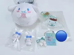 【6点】シナモロール サンリオ ぬいぐるみ アクキー ストラップ