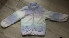 猫モチーフ グラデーション ボアジャケット ジップアップのサムネイル