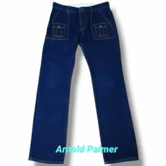 【美品】アーノルドパーマー デニム ブッシュパンツ Y2K 00s 濃紺 2のサムネイル
