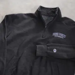 90s-00sビンテージChampionチャンピオンハーフジップスウェットUSA