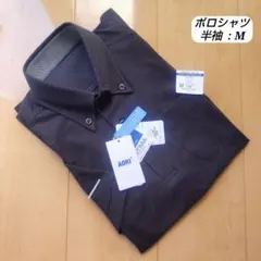 LES MUES aircool ALTIMA ビズニット半袖ドット柄ポロシャツのサムネイル