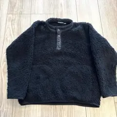 UNIQLO黒 ボアブルゾン130センチ