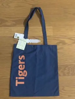 【新品】阪神タイガース カラフルロゴトート ネイビー