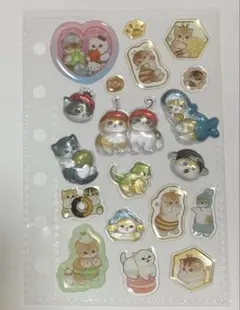 おすそ分け　モフサンド　ボンボンドロップシール　レジンシール　3Dステッカー等