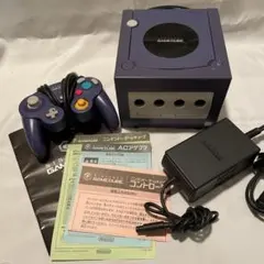 Nintendo ゲームキューブ本体 バイオレット コントローラー