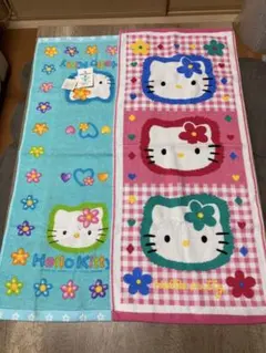 カオハナ キティ ハローキティ タオルケット 当時物 - メルカリ